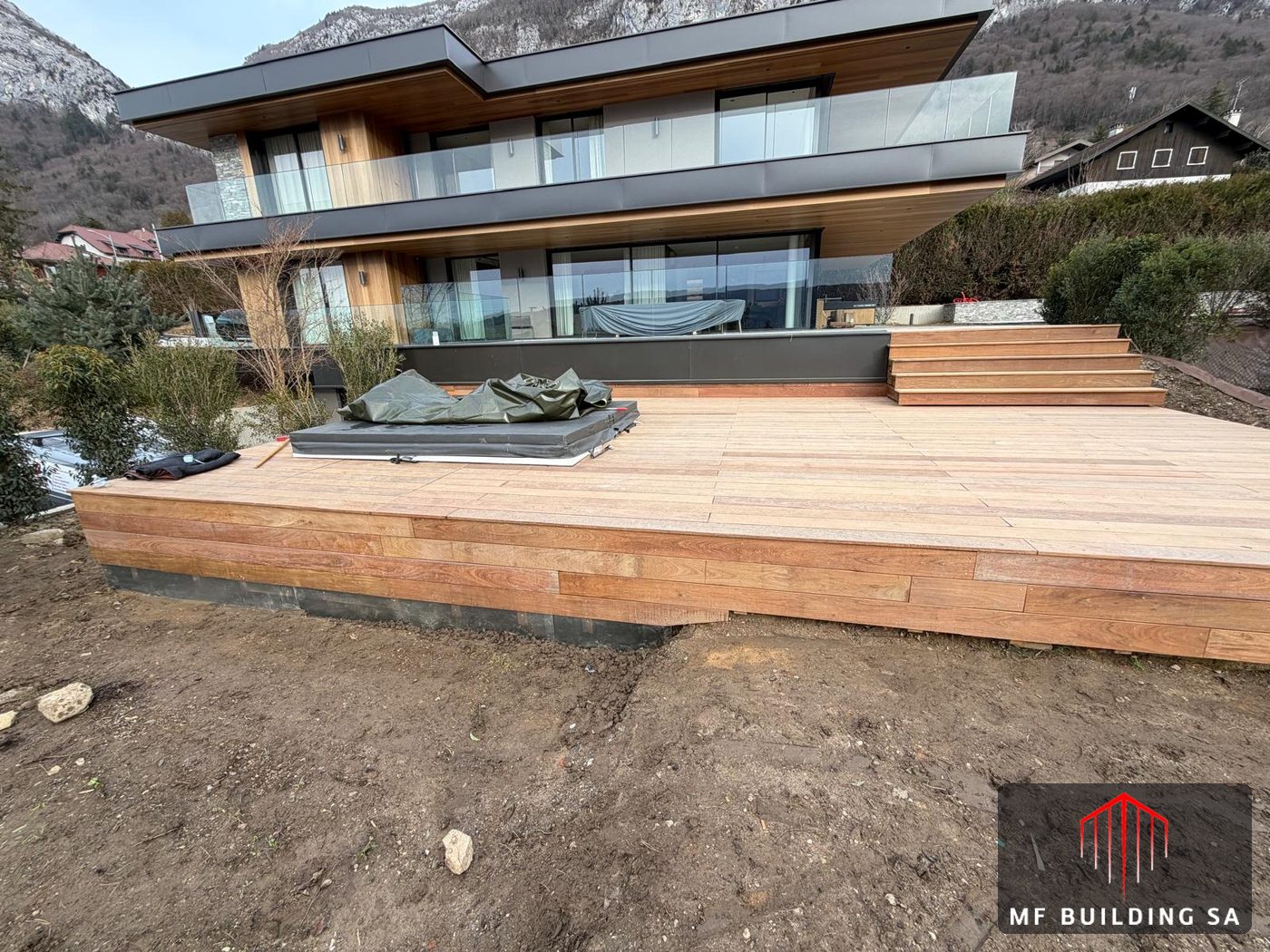 Terrasse en bois — MF Building SA